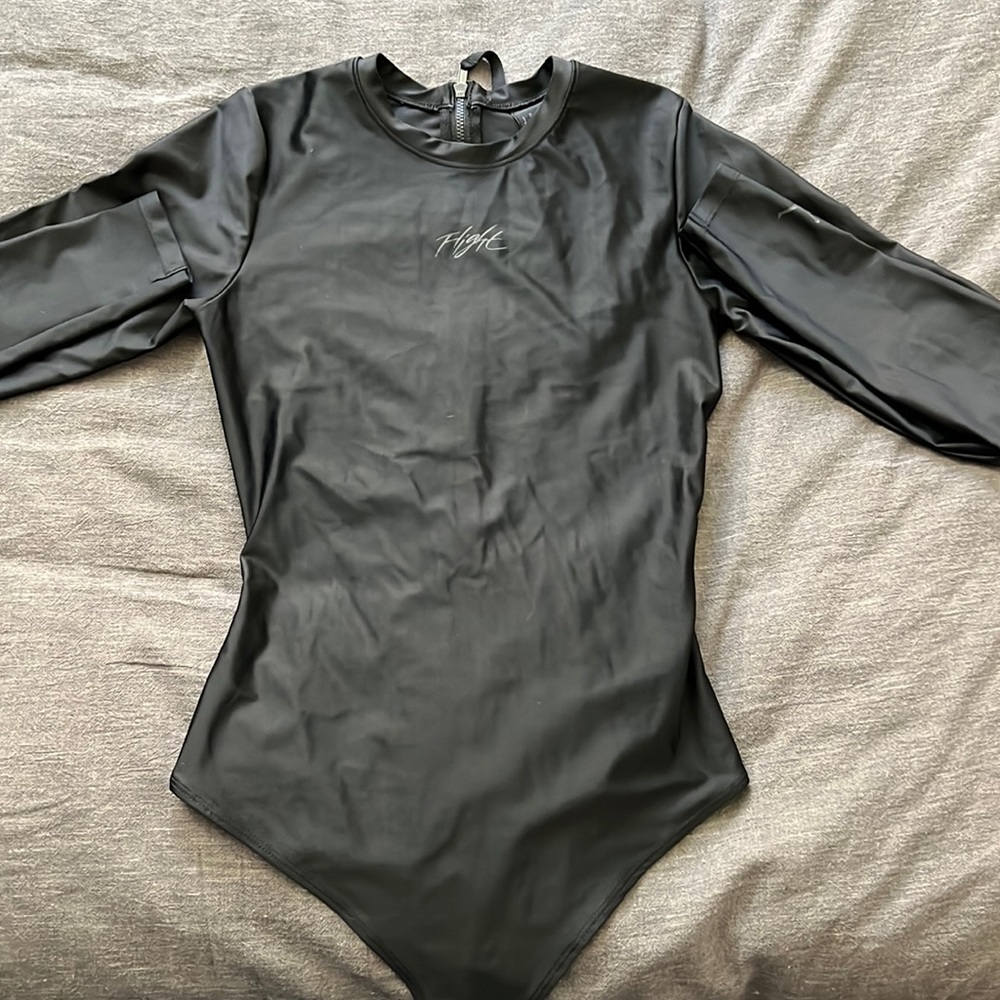 Slim Black Jordan Bodysuit